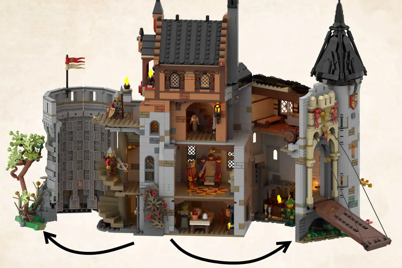 THE CASTLE OF BRICKWOOD FOREST | LEGO IDEAS 10K Design for 2022 1st Review