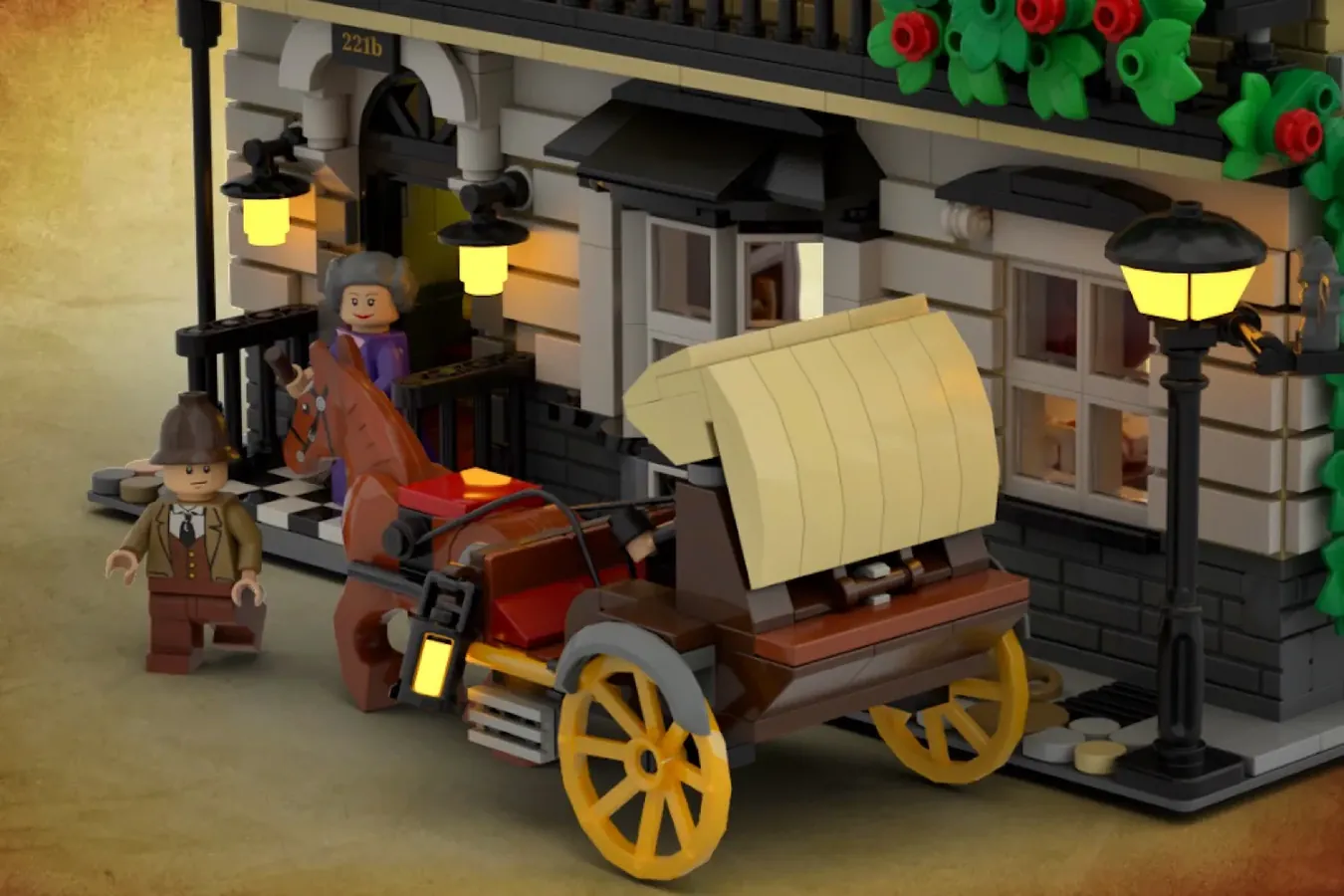 SHERLOCK HOLMES - 221B BAKER STREET | LEGO IDEAS 10K Design for 2022 1st Review