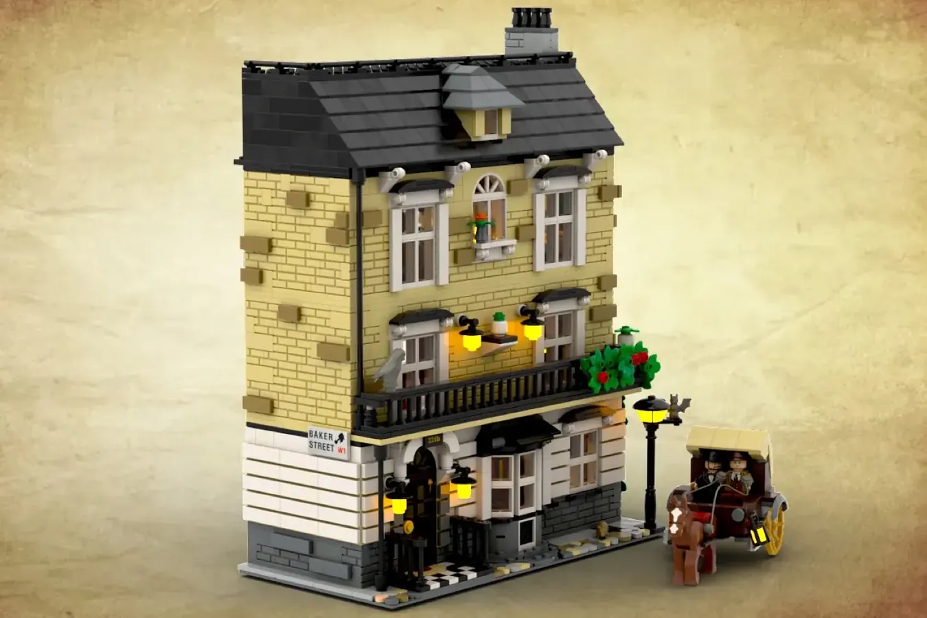 SHERLOCK HOLMES - 221B BAKER STREET | LEGO IDEAS 10K Design for 2022 1st Review