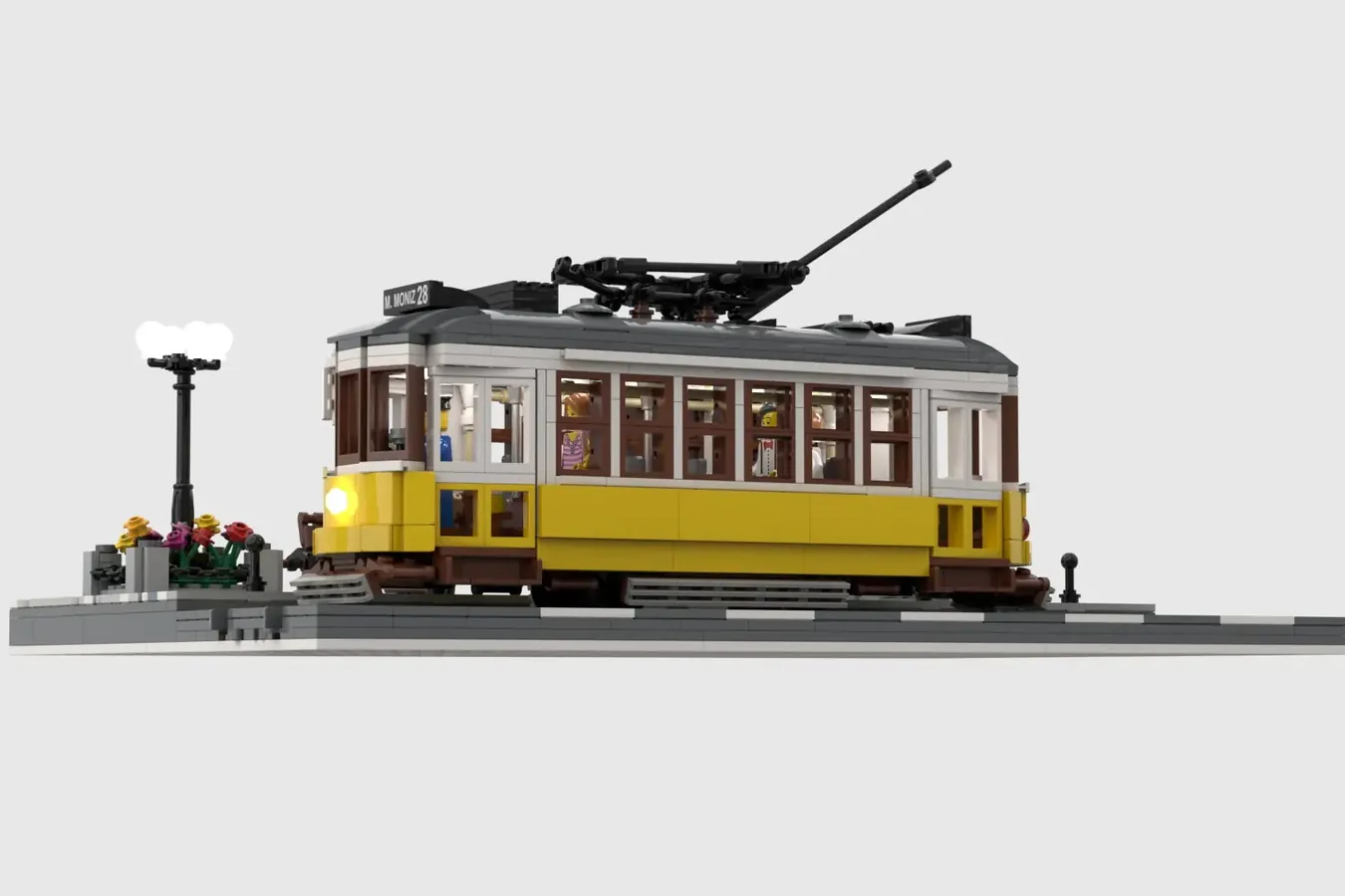 Lego ® Tram” advances into product review: 2022 2nd 10,000 support acquisition design introduction