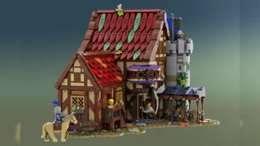 MEDIEVAL GUARDED INN | LEGO(R)IDEAS 10K Design for 2022 2nd Review