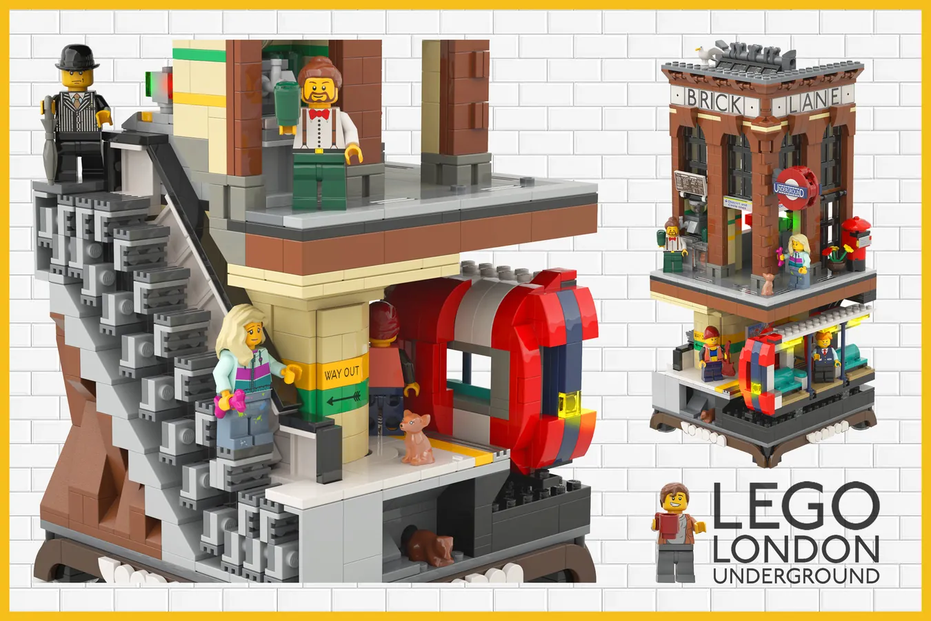 MINI CITY DIORAMA: LONDON WITH UNDERGOUND STATION! ｜LEGO IDEAS 10K Design for 2022 1st Review