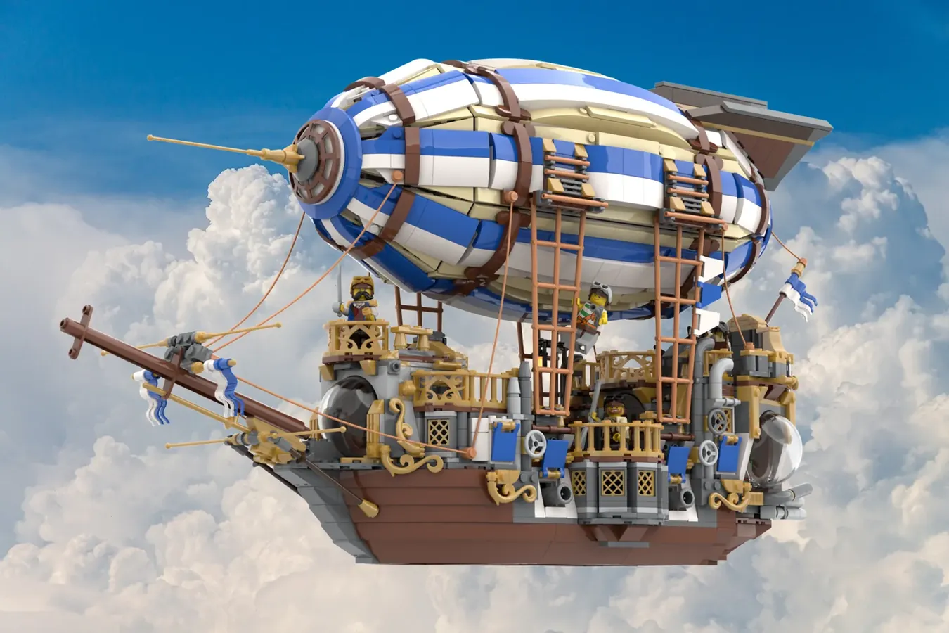 STEAMPUNK AIRSHIP | LEGO IDEAS 10K Design for 2022 1st Review