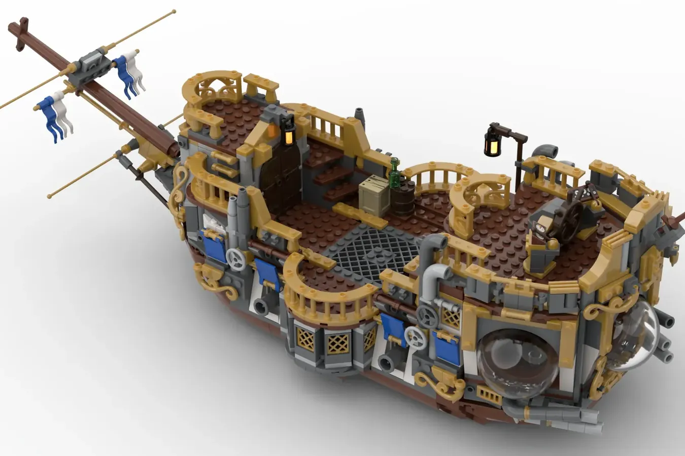 STEAMPUNK AIRSHIP | LEGO IDEAS 10K Design for 2022 1st Review