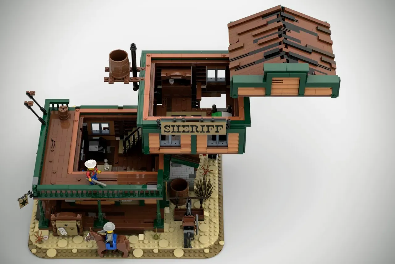 SHERIFF'S OFFICE - WILD WEST Achieves 10K Support on LEGO IDEAS