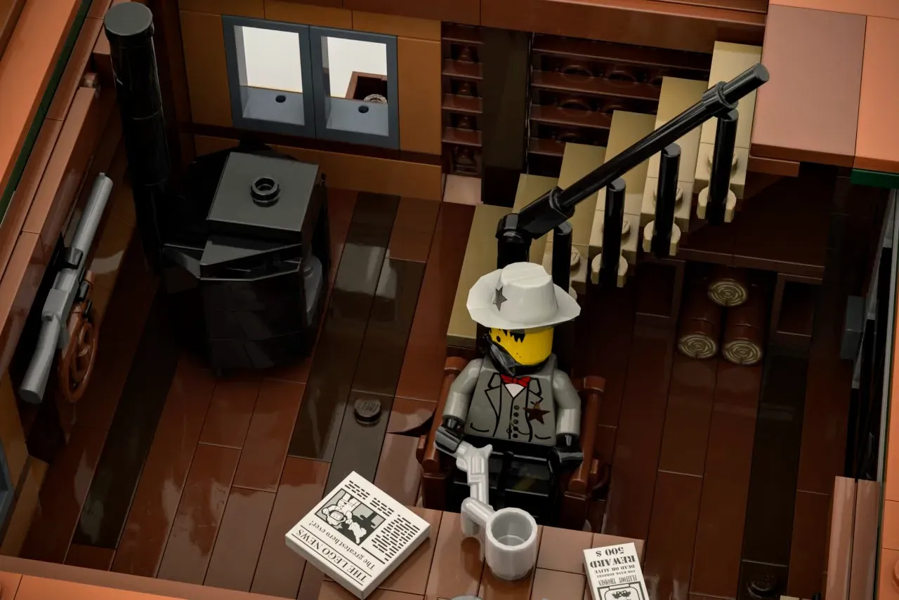 SHERIFF'S OFFICE - WILD WEST Achieves 10K Support on LEGO IDEAS