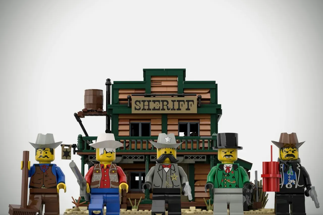 SHERIFF'S OFFICE - WILD WEST Achieves 10K Support on LEGO IDEAS