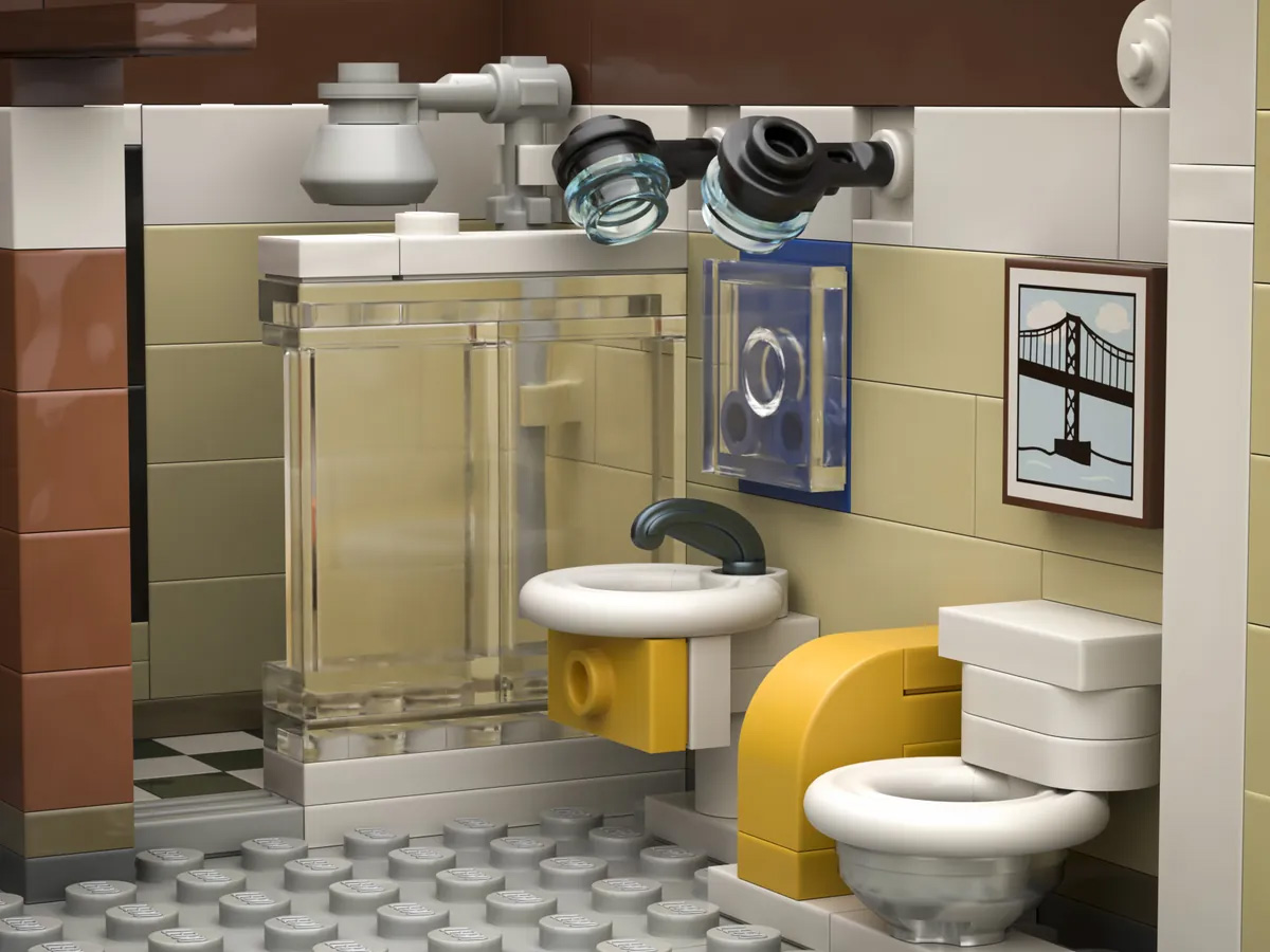 THE APARTMENT Achieves 10K Support on LEGO IDEAS