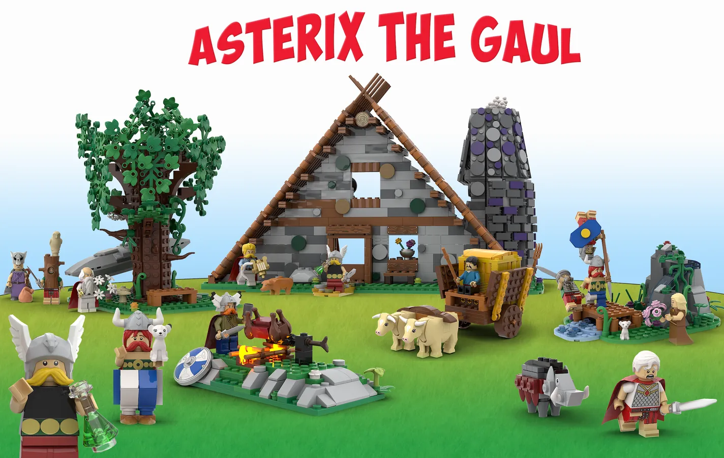 ASTERIX THE GAUL Achieves 10K Support on LEGO IDEAS