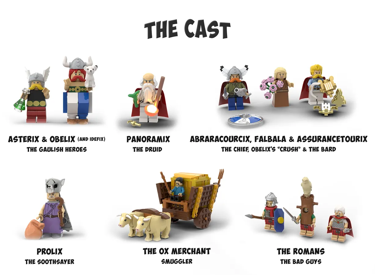 ASTERIX THE GAUL Achieves 10K Support on LEGO IDEAS