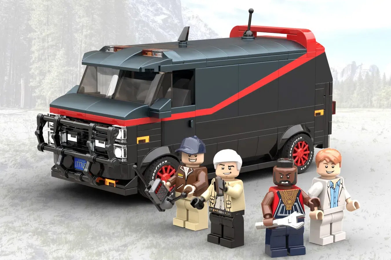 THE A-TEAM: VAN AND CREW Achieves 10K Support on LEGO IDEAS