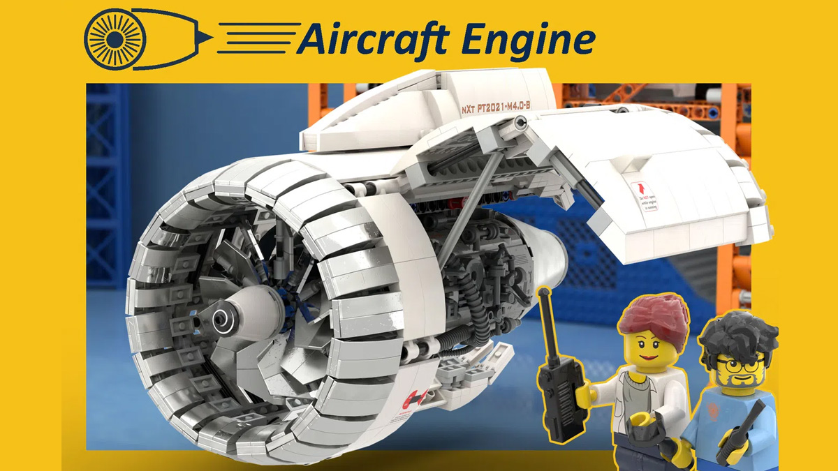 レゴアイデアで『航空エンジン研究所』が製品化レビュー進出！2021年第2回1万サポート獲得デザイン紹介