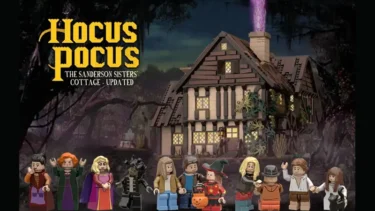 HOCUS POCUS – THE SANDERSON SISTERS’ COTTAGE Achieves 10K Support on LEGO IDEAS