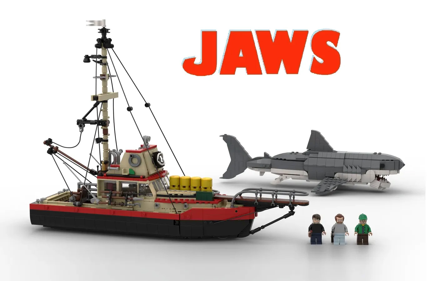 JAWS Achieves 10K Support on LEGO IDEAS