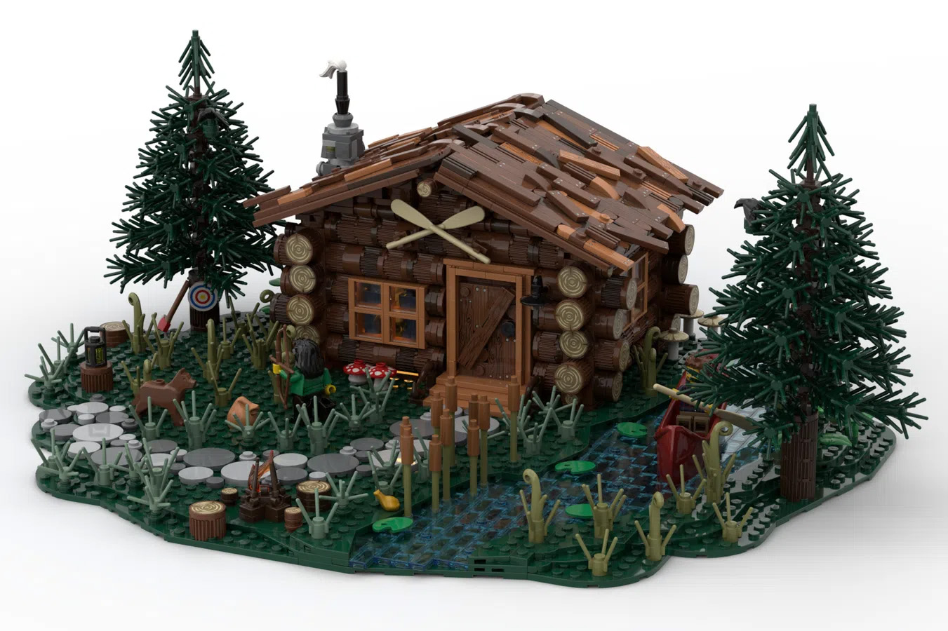 LOG CABIN Achieves 10K Support on LEGO IDEAS