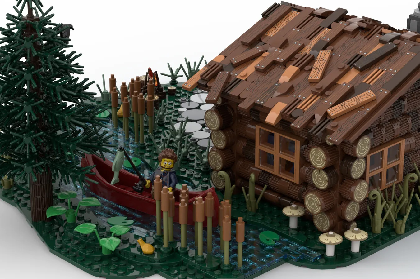 LOG CABIN Achieves 10K Support on LEGO IDEAS