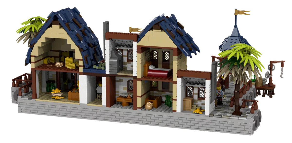 MEDIEVAL HARBOR Achieves 10K Support on LEGO IDEAS