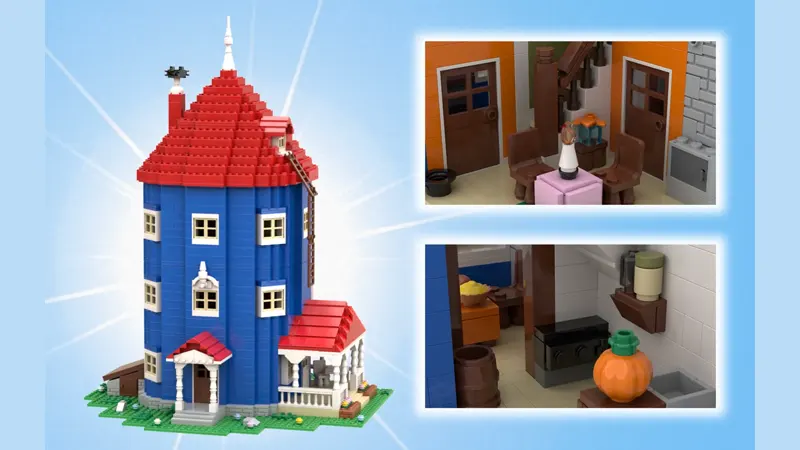 MOOMINHOUSE Achieves 10K Support on LEGO IDEAS