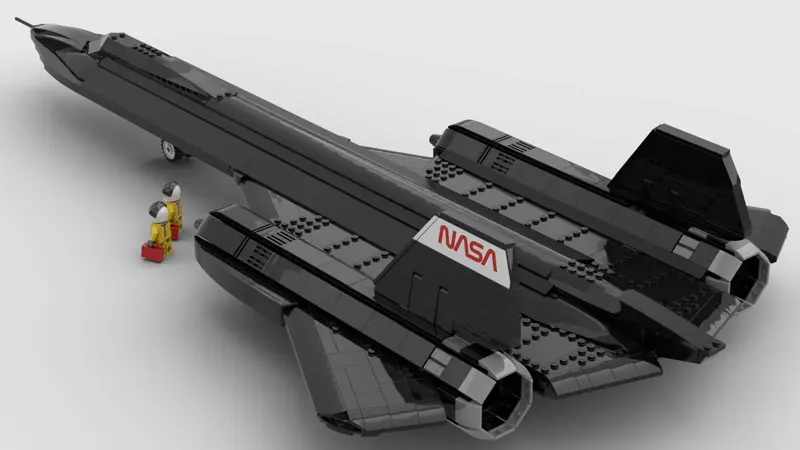 NASA SR 71 BLACKBIRD Achieves 10K Support on LEGO IDEAS