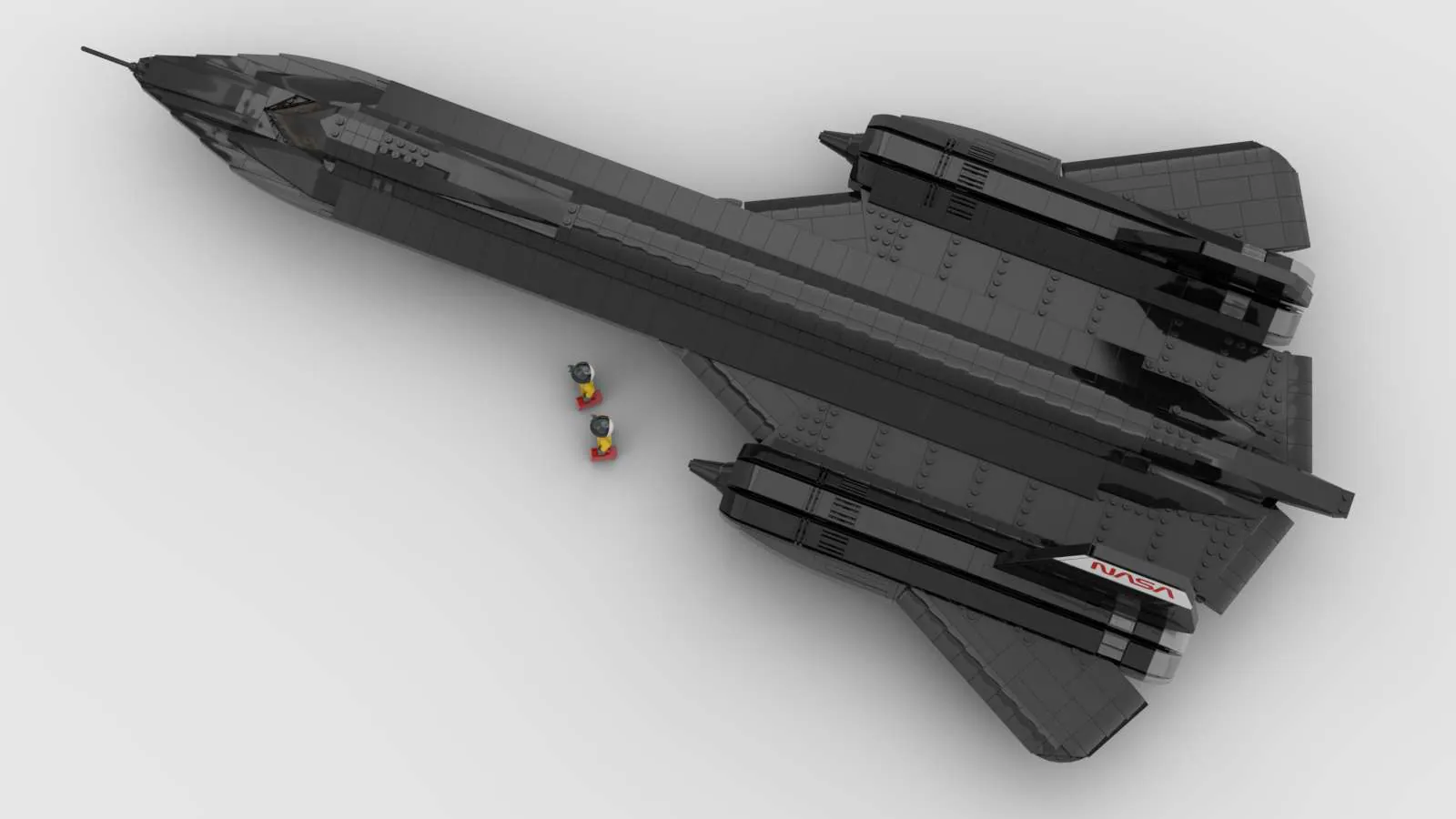 NASA SR 71 BLACKBIRD Achieves 10K Support on LEGO IDEAS