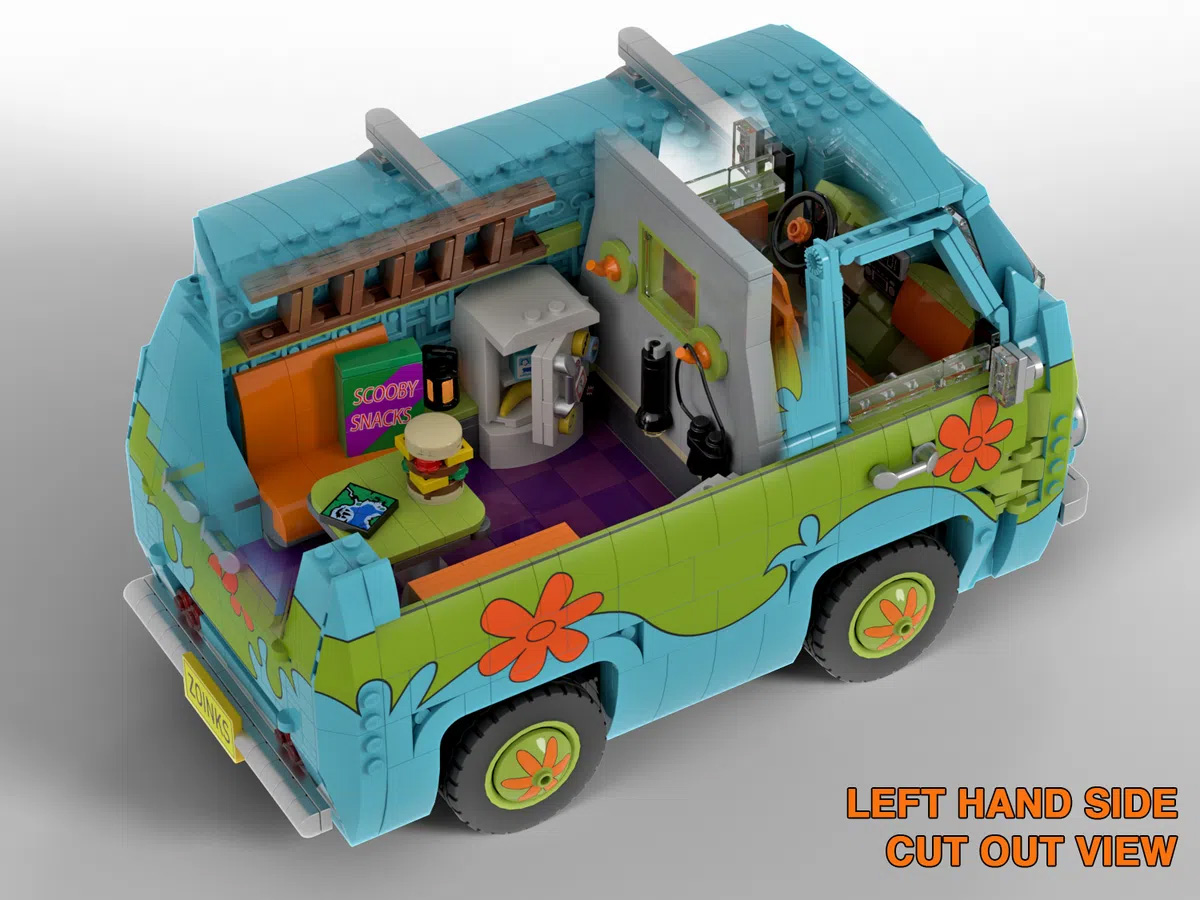 SCOOBY DOO MYSTERY MACHINE Achieves 10K Support on LEGO IDEAS
