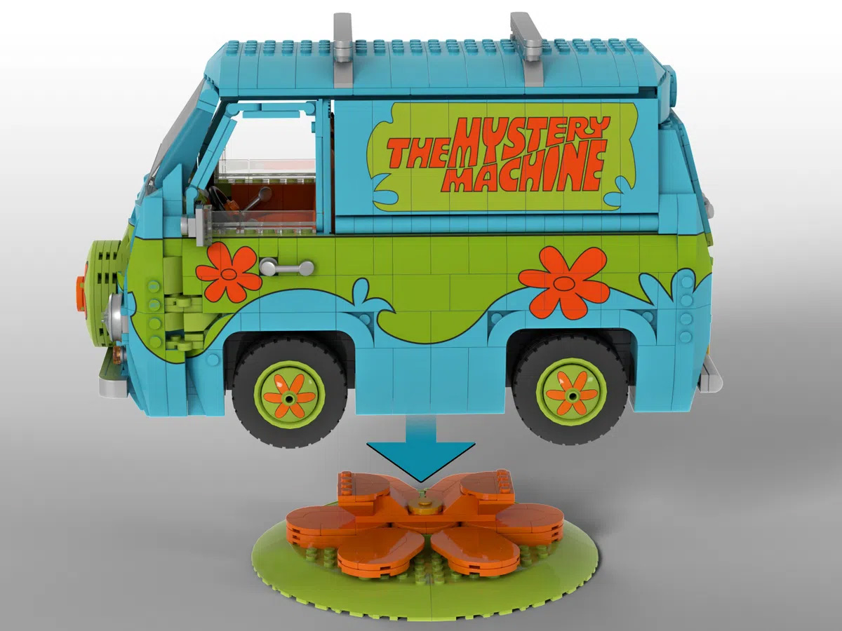 SCOOBY DOO MYSTERY MACHINE Achieves 10K Support on LEGO IDEAS