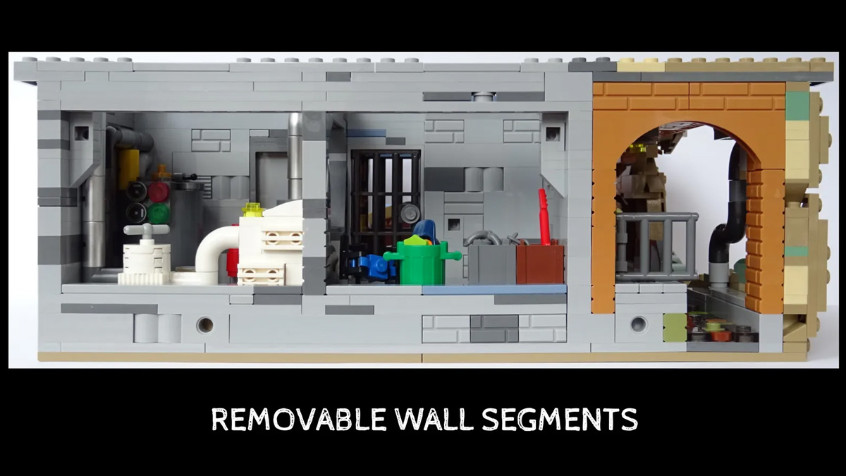 BASEMENT & SEWERAGE Achieves 10K Support on LEGO IDEAS