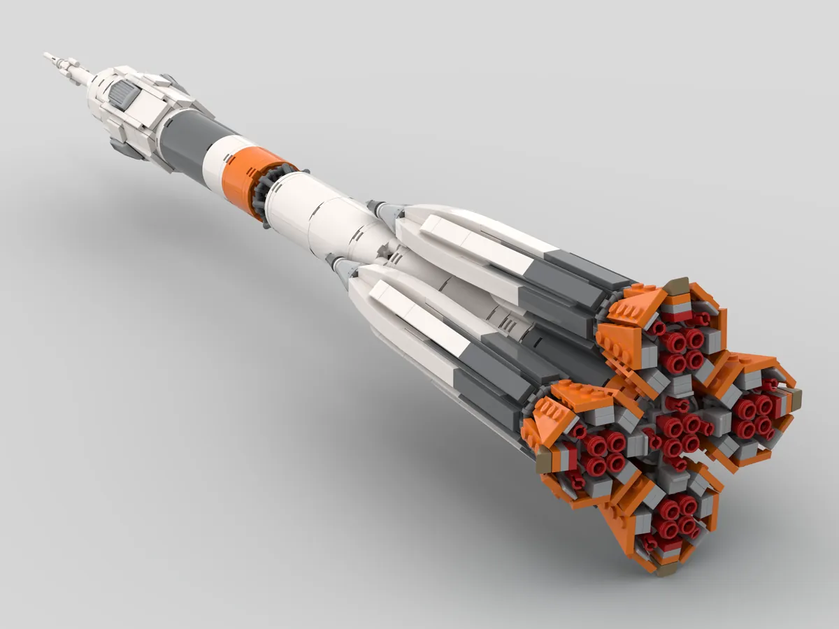 SOYUZ ROCKET Achieves 10K Support on LEGO IDEAS