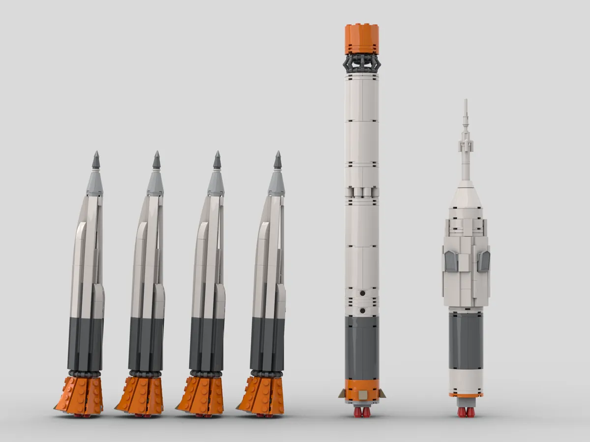 SOYUZ ROCKET Achieves 10K Support on LEGO IDEAS