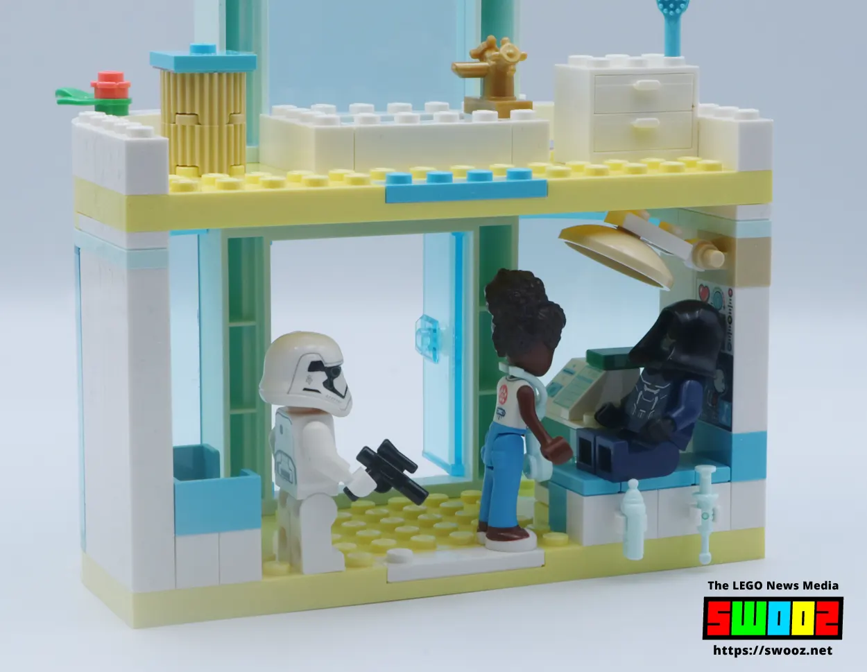 LEGO 41695 Pet Clinic with New Double Doors Review | Statham and Cat Appear