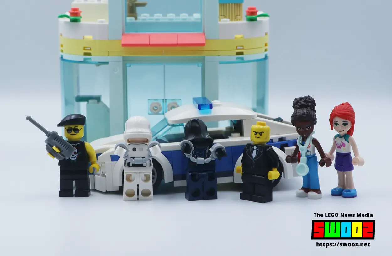 LEGO 41695 Pet Clinic with New Double Doors Review | Statham and Cat Appear