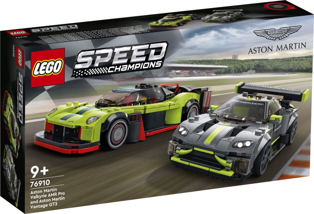 LEGO Speed Champions Aston Martin Valkyrie AMR Pro&VANTAGE GT3 76910