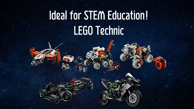 Top Picks: New Releases in Machine-oriented Series like LEGO(R) Technic Ideal for STEM Education - Featuring Space, Mercedes F1, Kawasaki Ninja H2R, and More!