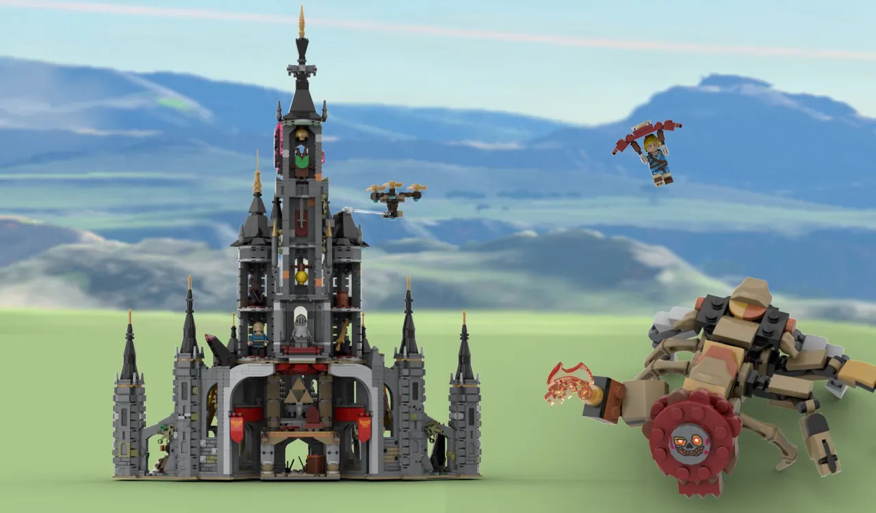  HYRULE CASTLE 30TH ANNIVERSARY Achieves 10K Support on LEGO IDEAS