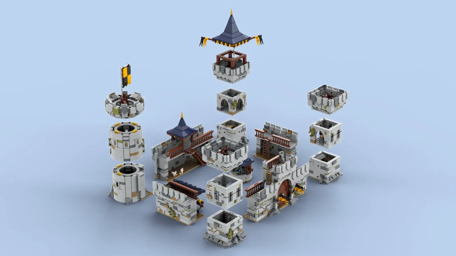 CASTLE OUTPOST Achieves 10K Support on LEGO IDEAS