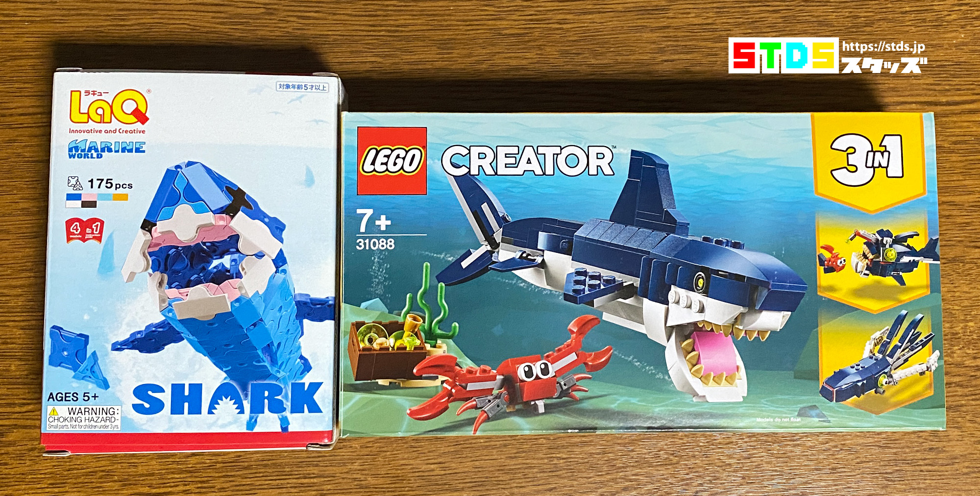 LEGO and LaQ Comparison Shark Review