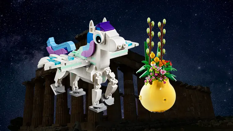 Get Your Hands on Limited Edition LEGO® Pegasus and Flowerpot Gifts!