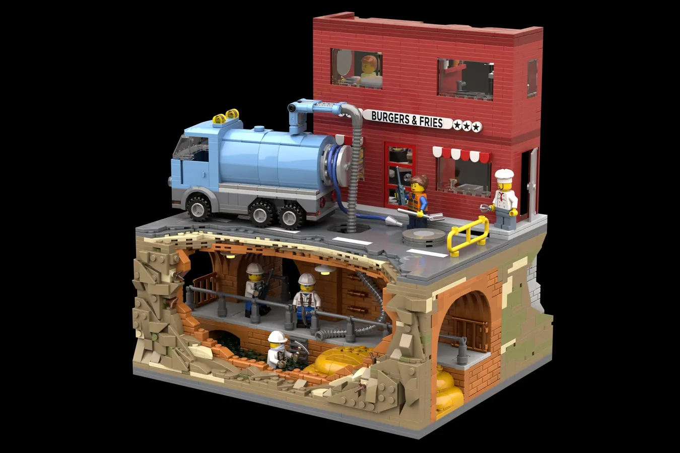 Lego (R) Ideas for Heroes of the Sewer: Fatberg and Battle” advances to product review! 2022 3rd 10,000 support design introduction